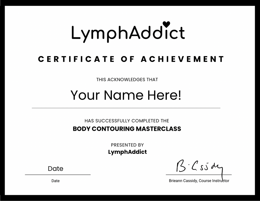 1:1 Body Contouring Masterclass
